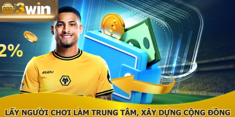 Giới thiệu 3WIN lấy người chơi làm trung tâm, xây dựng cộng đồng cá cược gắn kết