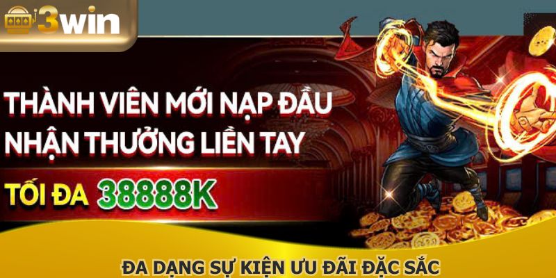Hàng loạt khuyến mãi 3WIN đầy bất ngờ