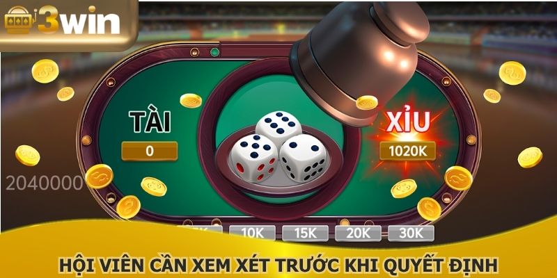 Hội viên cần xem xét trước khi quyết định