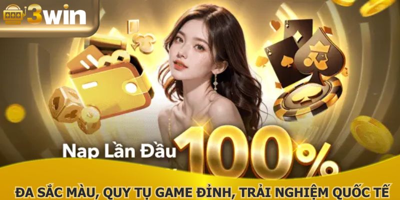 Sảnh Casino 3WIN đa sắc màu, quy tụ nhà game đỉnh, trải nghiệm quốc tế